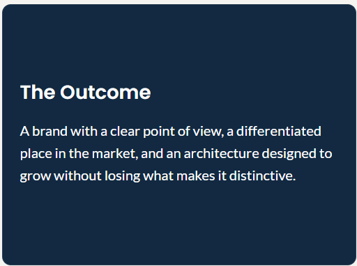 Outcomes