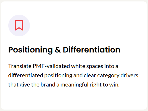 Postioning and Differentiation